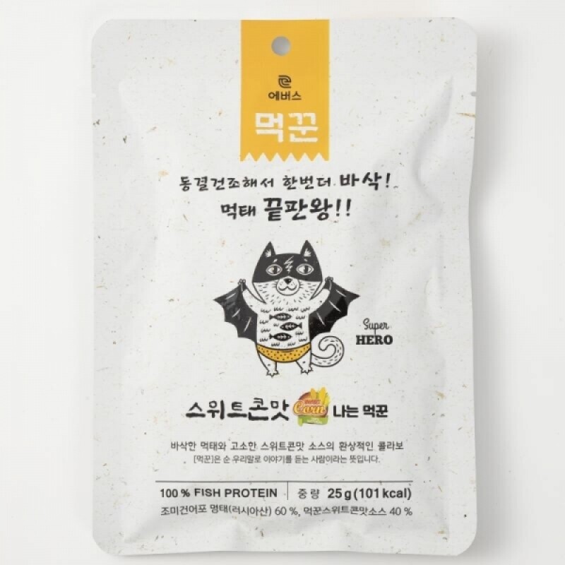 에버스몰,[에버스] 나는 먹꾼 먹태 스위트콘맛 25g-박스구입10봉 더~